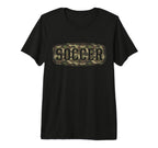 Camo Soccer Camourflage Badge Player T-Shirt - Minimalist Print Men Women