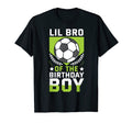 Lil Bro Birthday Soccer Player Bday T-Shirt - Trendy Graphic for Adults