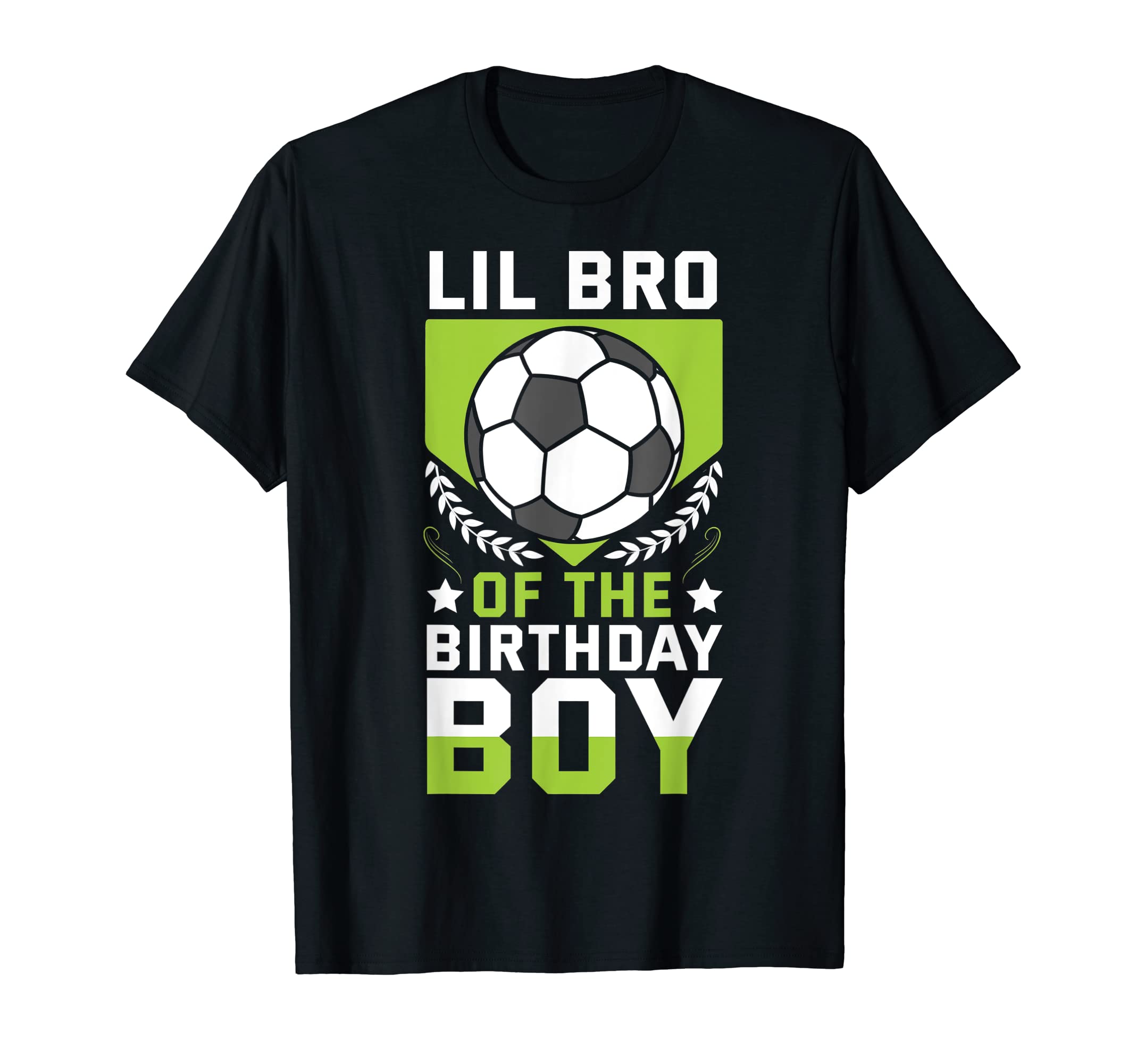 Lil Bro Birthday Soccer Player Bday T-Shirt - Trendy Graphic for Adults