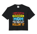 I Didnt Plan Becoming Soccer Mom T-Shirt - Trendy Graphic Men Women