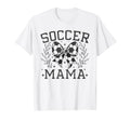 Coquette Bow Soccer Mama Game Day T-Shirt - Streetwear Style for Adults