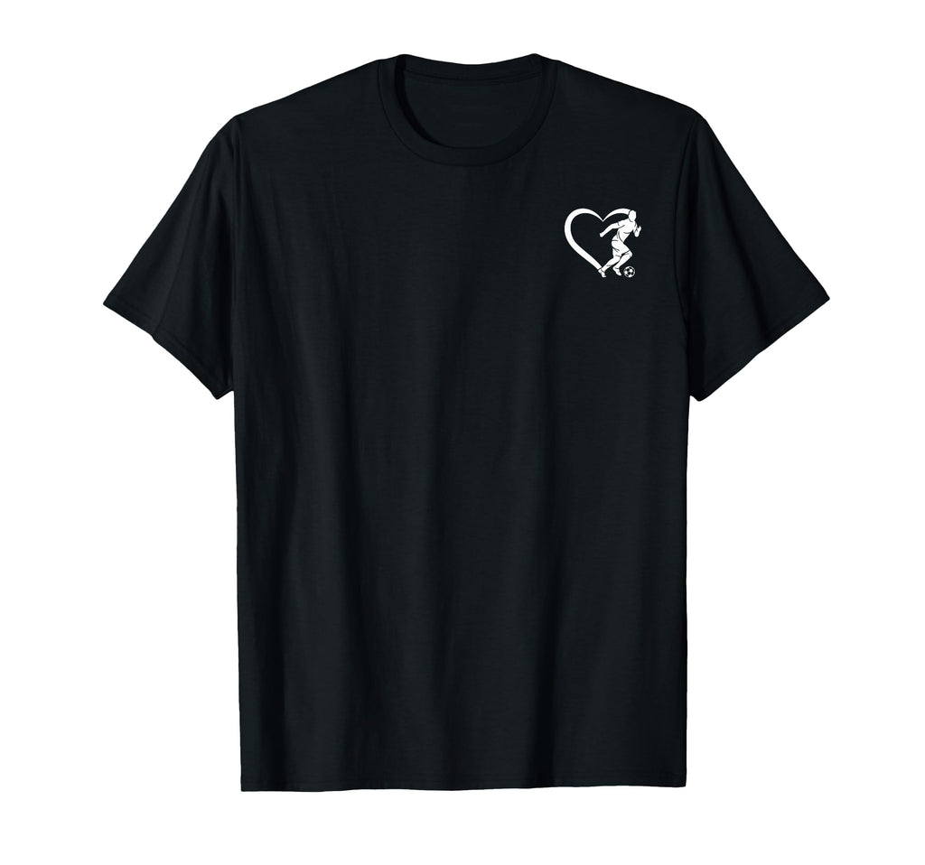 Soccer Player Soccer Heart Soccer T-Shirt - Unique Graphic Men Women