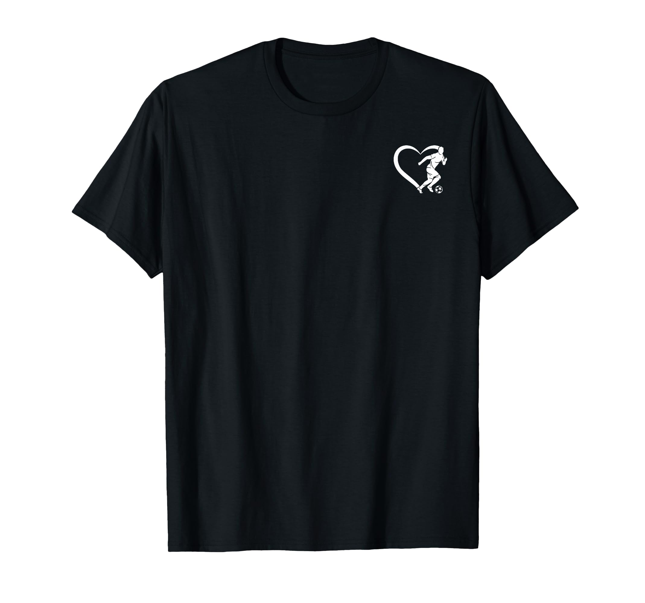 Soccer Player Soccer Heart Soccer T-Shirt - Unique Graphic Men Women