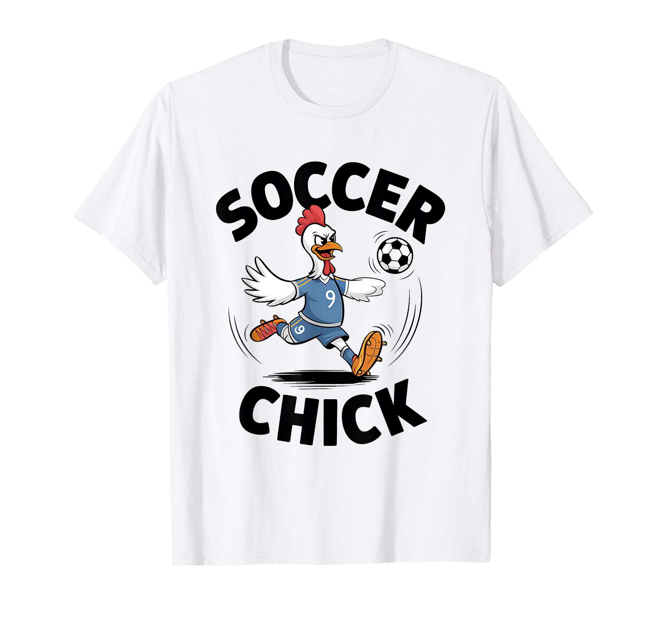 Soccer Chick Soccer Player Soccer T-Shirt - Minimalist Print Unisex