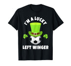 Left Wing Midfielders Im Lucky Left T-Shirt - Graphic Print for Adults