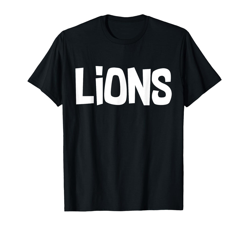 Lion Vibes Sports Junior High School T-Shirt - Graphic Print Men Women
