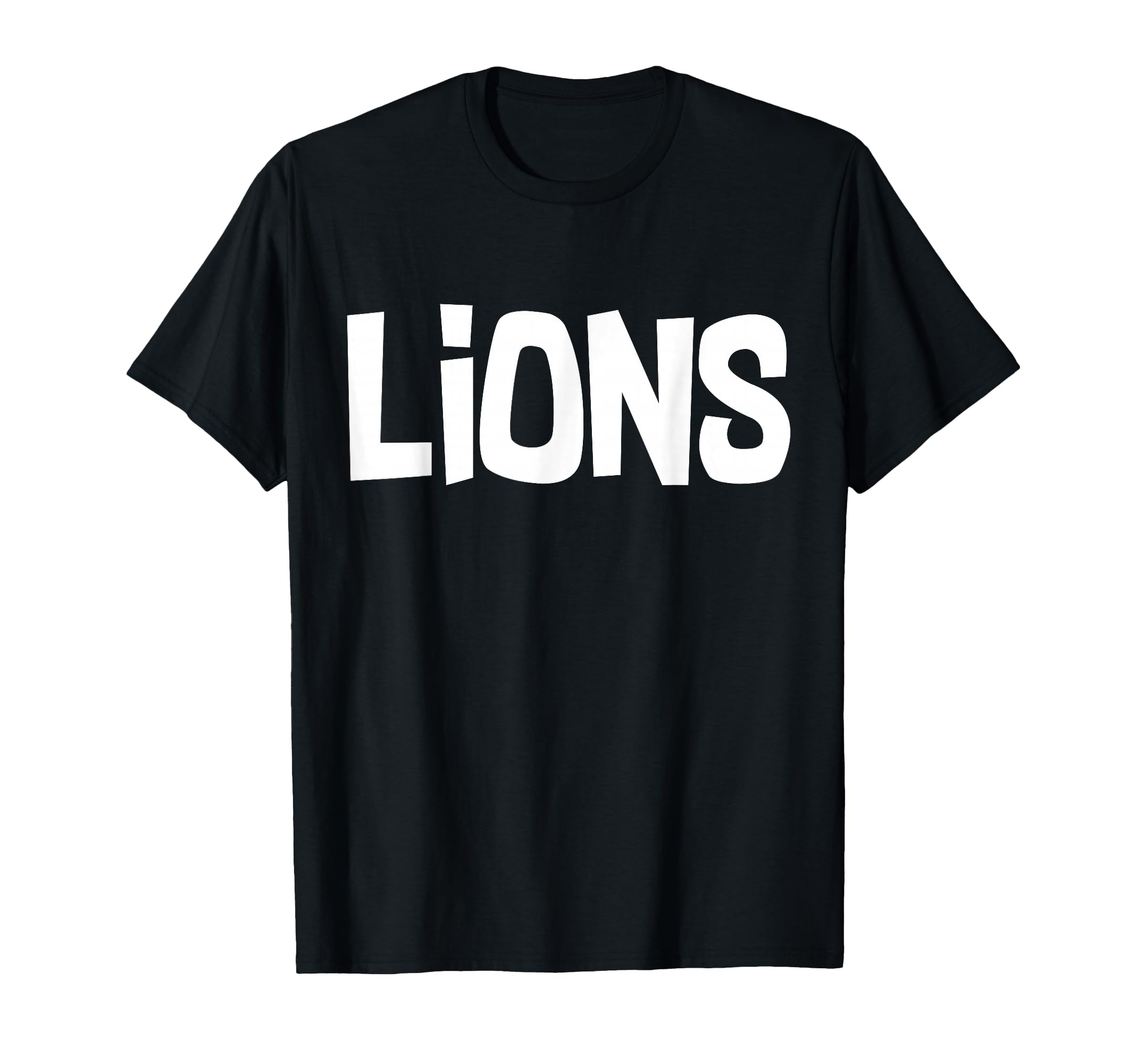 Lion Vibes Sports Junior High School T-Shirt - Graphic Print Men Women