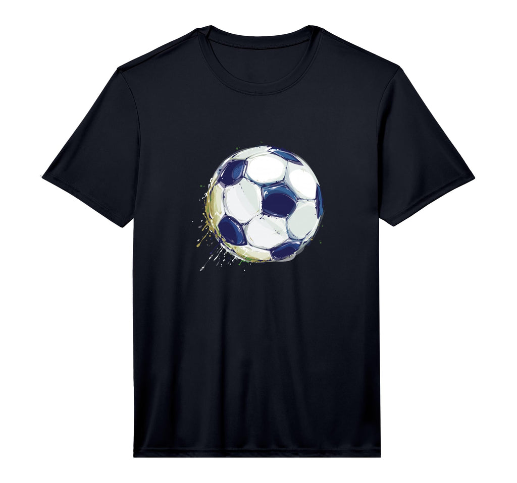 Athletic Soccer Football Ball Sports T-Shirt - Custom Art Print Men Women