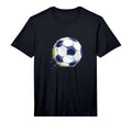 Athletic Soccer Football Ball Sports T-Shirt - Custom Art Print Men Women