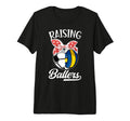 Raising Ballers Volleyball Soccer T-Shirt - Aesthetic Graphic for Adults
