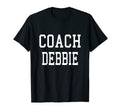 Coach Debbie Custom Football Soccer T-Shirt - Trendy Graphic Men Women