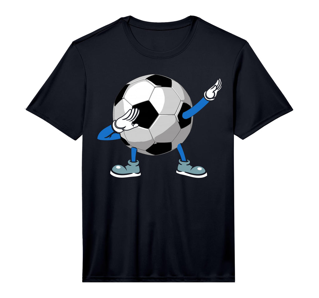 Dabbing Soccer Ball And Sports T-Shirt - Casual Everyday Wear Unisex