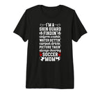Im Soccer Mom Soccer Player Mother T-Shirt - Graphic Print for Adults