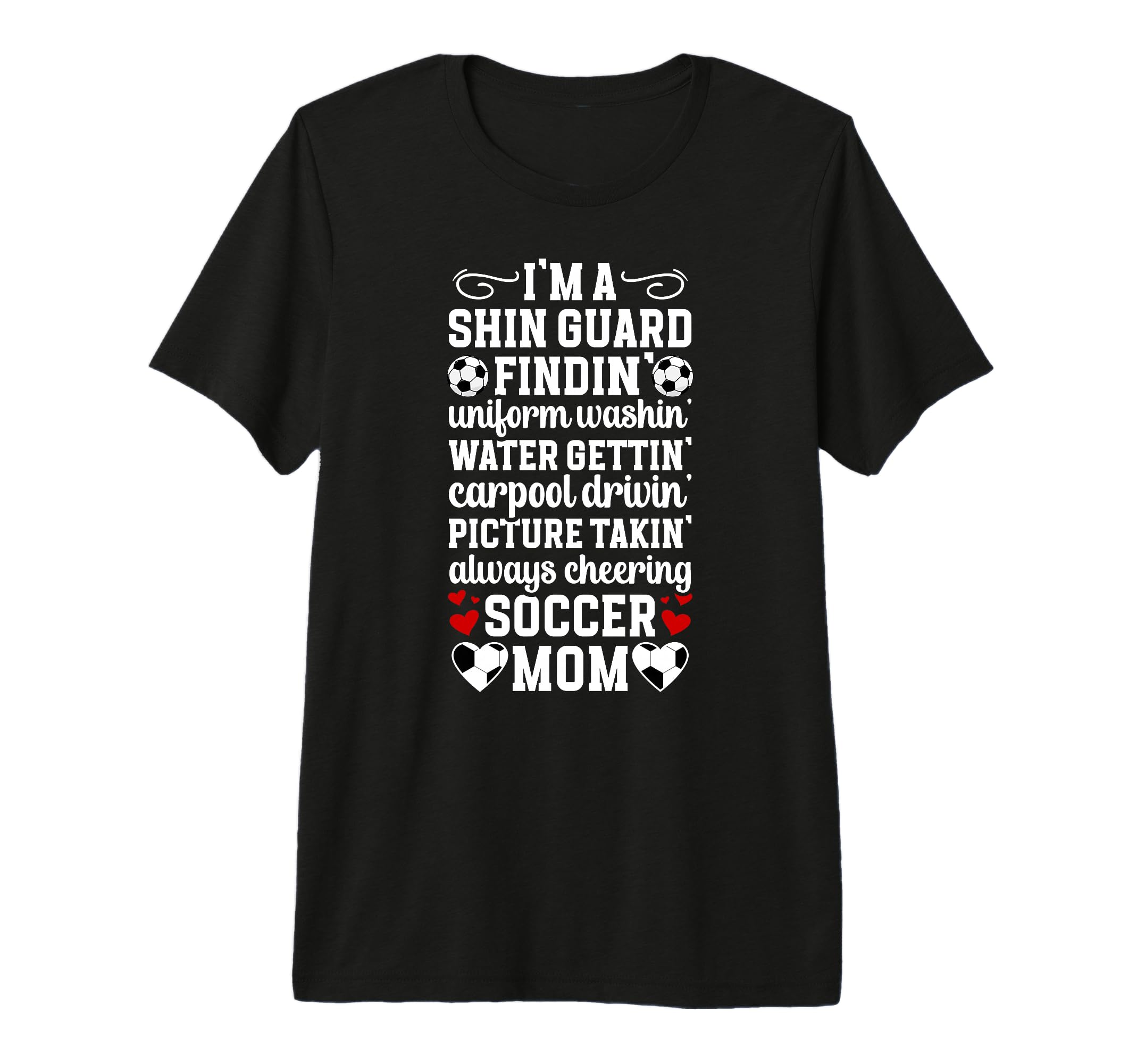 Im Soccer Mom Soccer Player Mother T-Shirt - Graphic Print for Adults