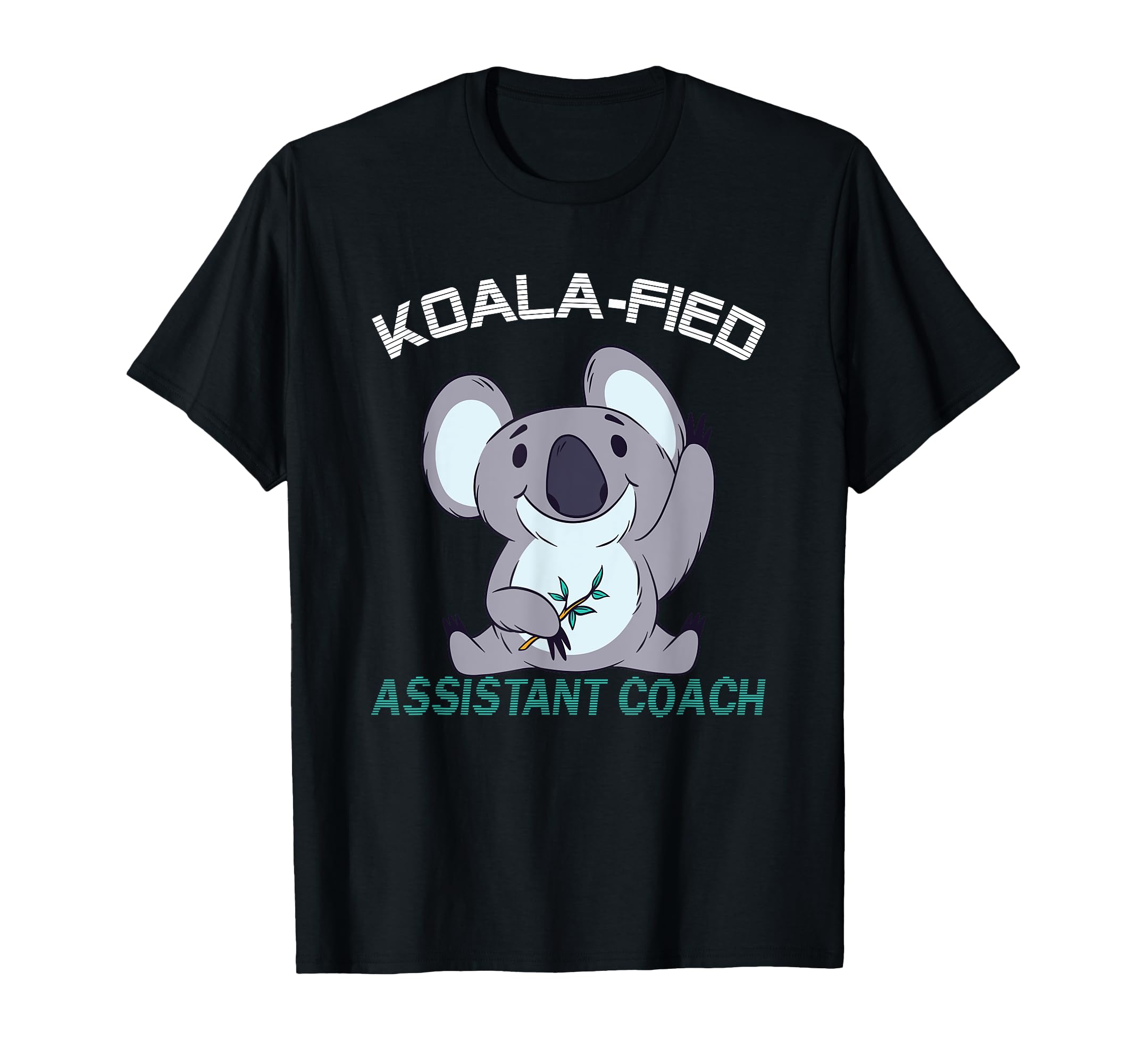 Assistant Coach Koalafied Qualified T-Shirt - Trendy Graphic for Adults
