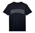 Soccer Funny Athletic Lettering Team T-Shirt - Novelty Apparel Men Women