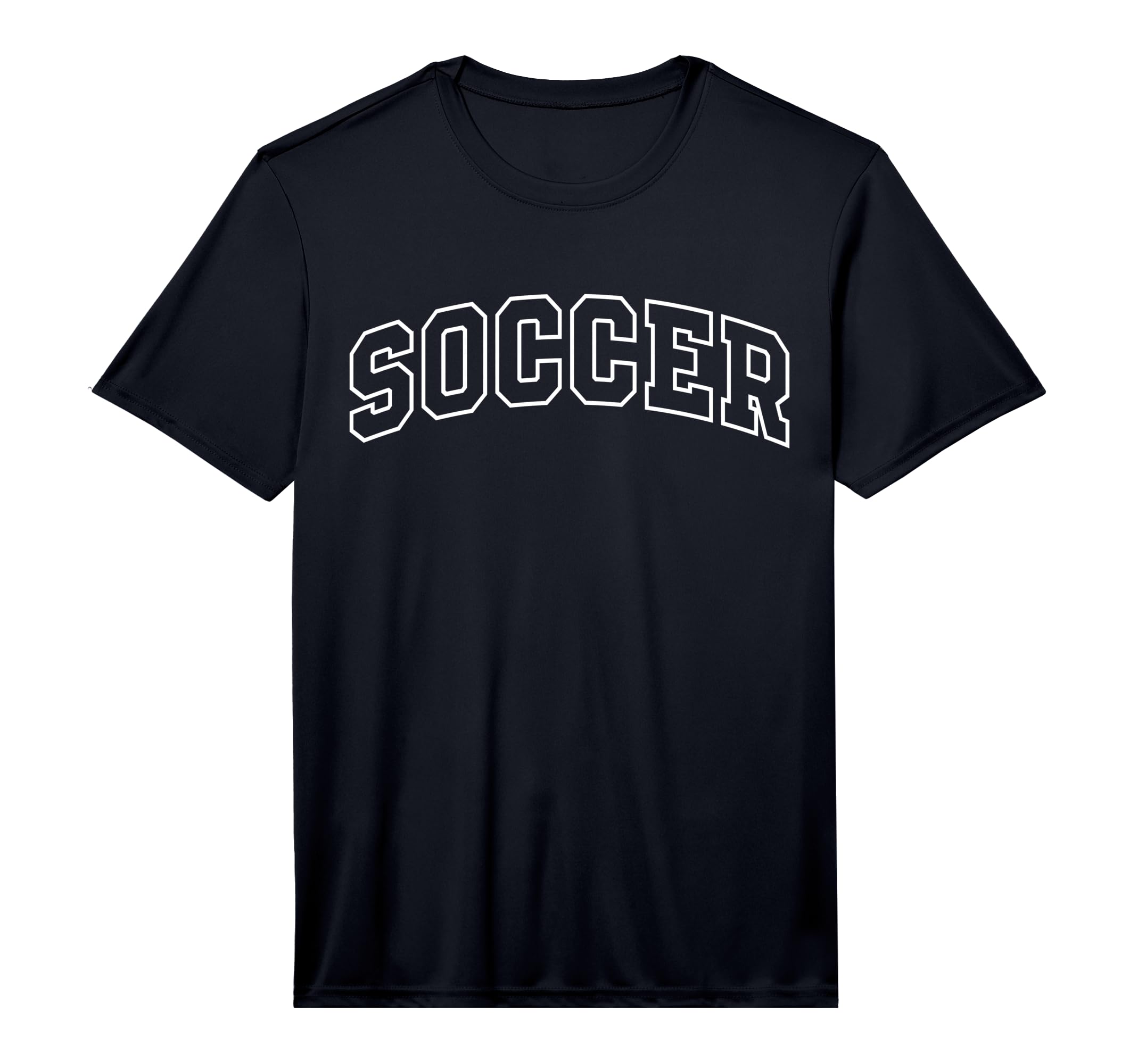 Soccer Funny Athletic Lettering Team T-Shirt - Novelty Apparel Men Women