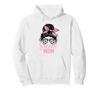 Soccer Mom Life Messy Bun Mothers Day Hoodie - Minimalist Print Unisex