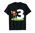 3Rd Birthday Soccer 3 Years Old T-Shirt - Aesthetic Graphic for Adults
