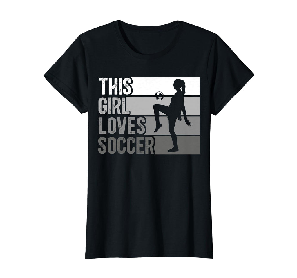 This Loves Soccer Funny Sport T-Shirt - Fun Novelty Design Unisex