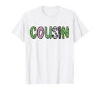 Soccer Cousin Funny Soccer Birthday T-Shirt - Custom Art Print for Adults