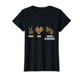 Peace Love Soccer Baseball Softball T-Shirt - Unique Graphic Unisex