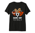 Game Day Vibes Funny Soccer Basketball T-Shirt - Streetwear Style Unisex