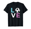 Soccer Themed I Love Soccer T-Shirt - Unique Graphic Unisex