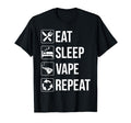 Funny Eat Sleep Repeat T-Shirt - Graphic Print Men Women