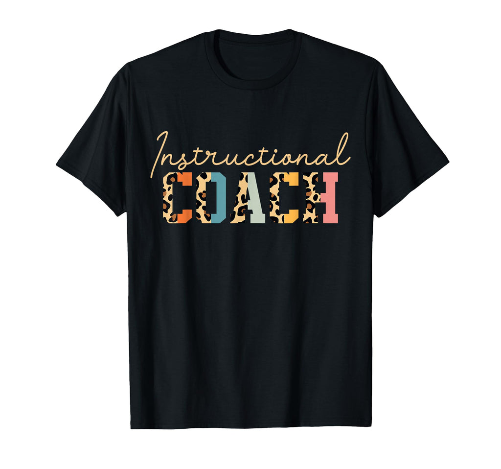 Instructional Coach Leopard T-Shirt - Streetwear Style for Adults
