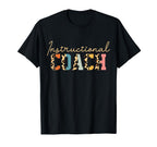 Instructional Coach Leopard T-Shirt - Streetwear Style for Adults