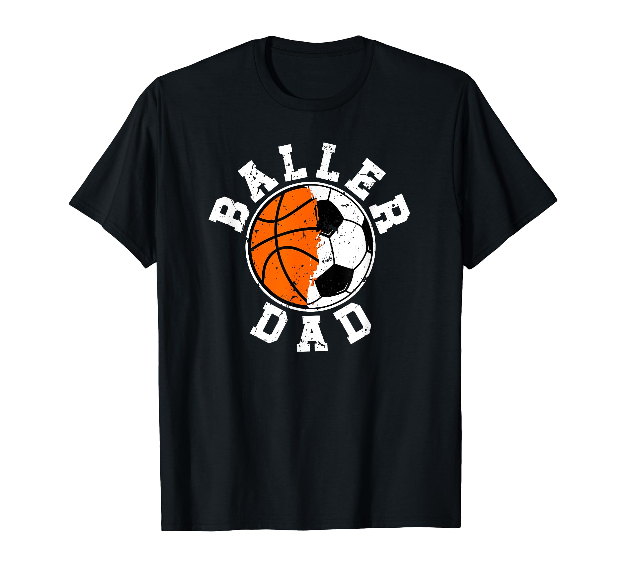 Baller Dad Soccer Basketball Dad T-Shirt - Custom Art Print Men Women