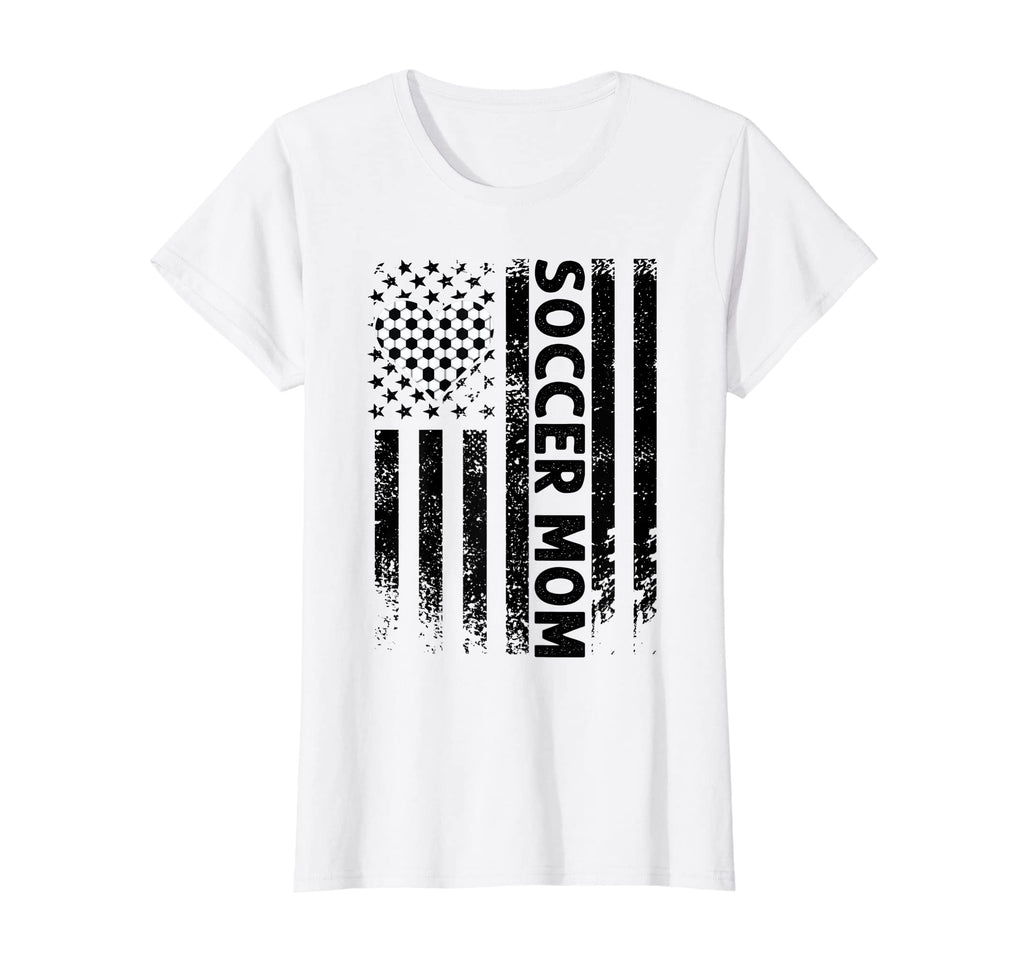 Womens Soccer Mom Mother T-Shirt - Graphic Print Unisex