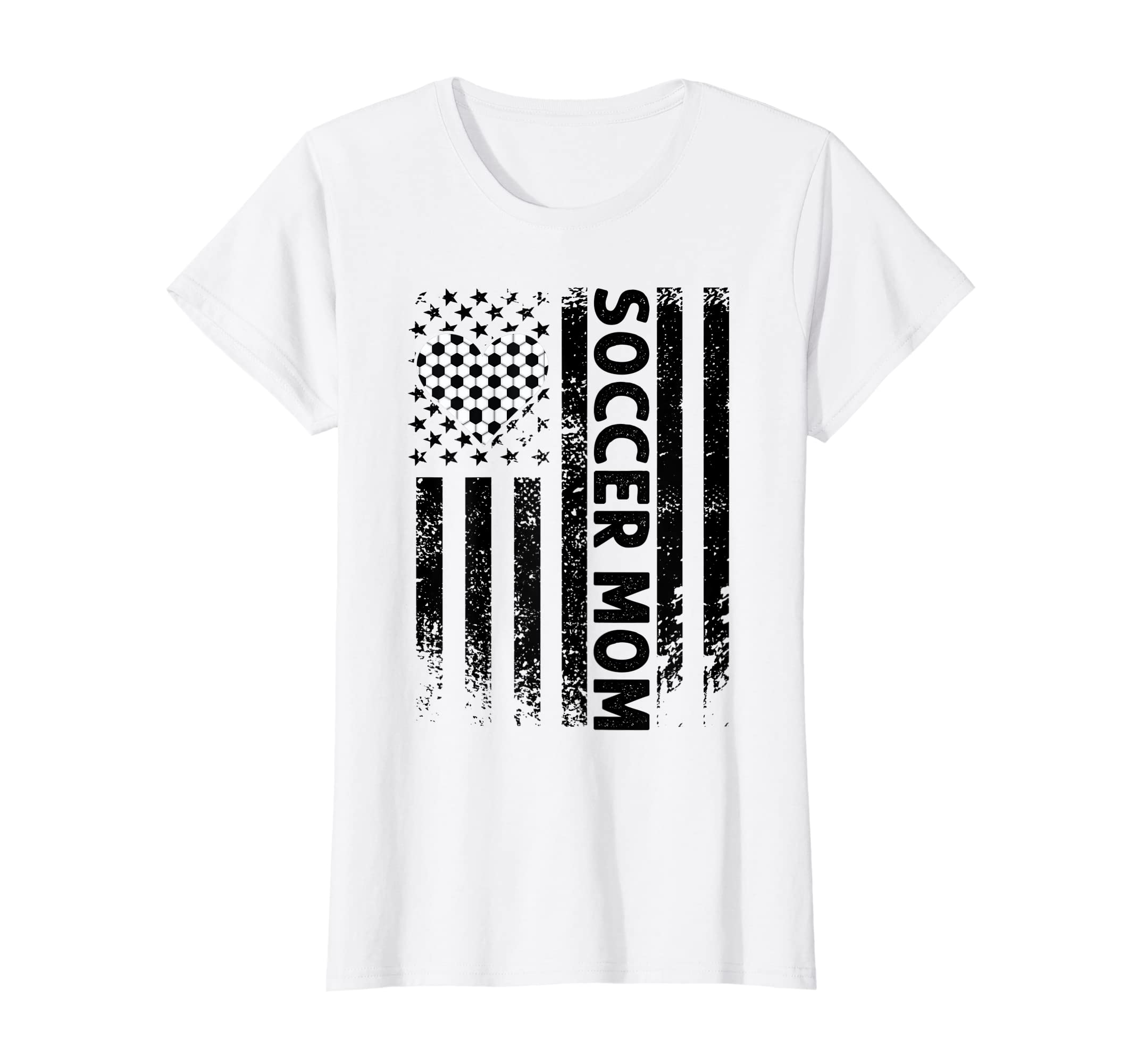 Womens Soccer Mom Mother T-Shirt - Graphic Print Unisex