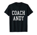 Coach Andy Custom Football Soccer T-Shirt - Custom Art Print Men Women