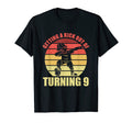 9 Year Old Happy 9Th Birthday Soccer T-Shirt - Casual Everyday Wear Unisex