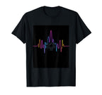 Minimalist Soccer Heartbeat T-Shirt - Graphic Print Men Women