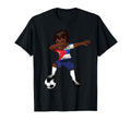 Dabbing Soccer Cuba Cuban Havana Gift T-Shirt - Casual Everyday Wear Unisex
