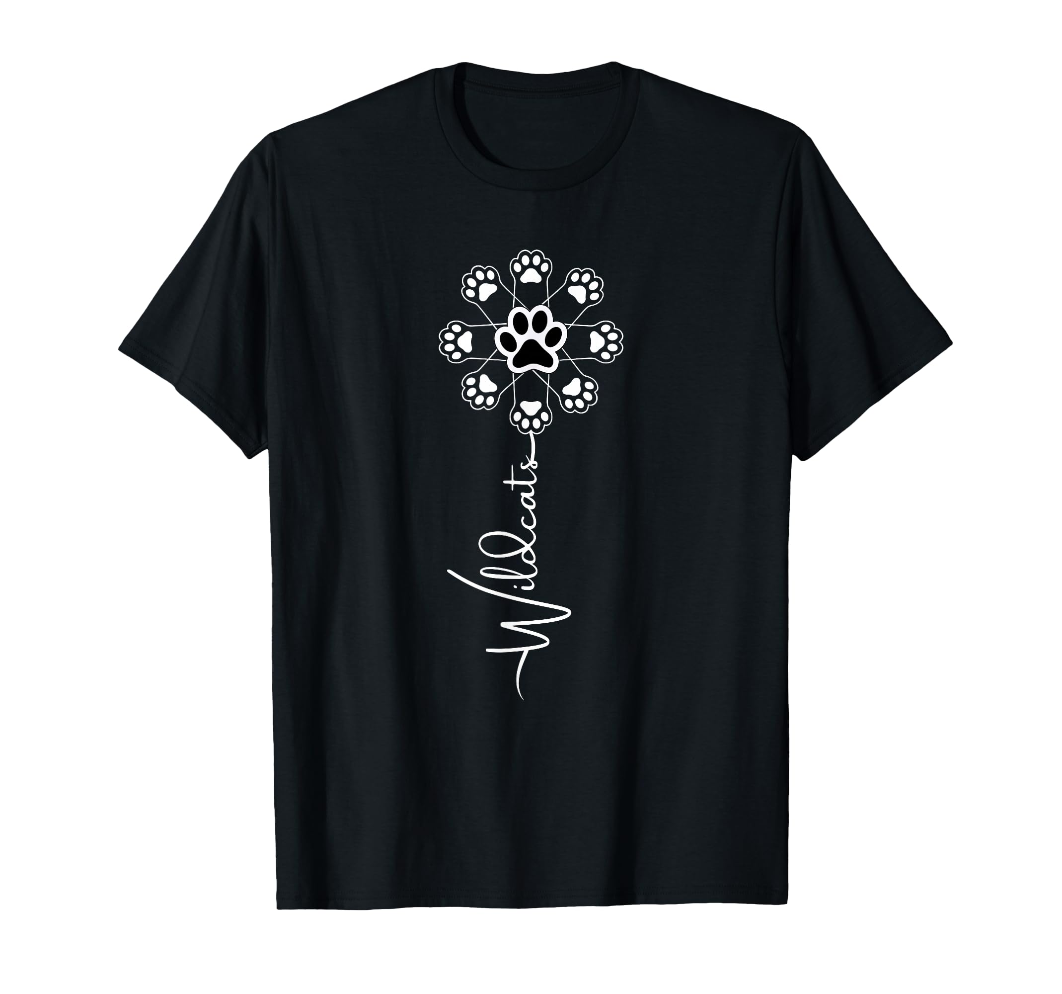 Wildcats Sunflower Sports Team Spirit T-Shirt - Unique Graphic Men Women