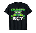 Grandpa Birthday Soccer Party Family Love T-Shirt - Trendy Graphic Unisex