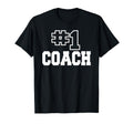 Number One Coach No 1 Manager T-Shirt - Aesthetic Graphic for Adults