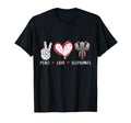 Love Peace Elephant Gifts Children T-Shirt - Trendy Graphic Men Women