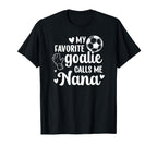 Proud Soccer Goalie Nana Soccer Keeper T-Shirt - Aesthetic Graphic Unisex