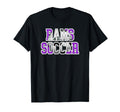 Rams Soccer Mom Game Day Mascot Purple Ram T-Shirt - Graphic Print Unisex