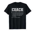 Coach Definition Funny Coachs Sports T-Shirt - Graphic Print Unisex
