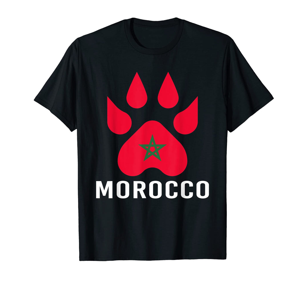 Moorish American Morocco Flag Moroccan T-Shirt - Streetwear Style Unisex