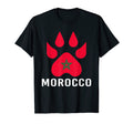 Moorish American Morocco Flag Moroccan T-Shirt - Streetwear Style Unisex