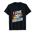 I Love Soccer Vibrant T-Shirt - Fun Novelty Design Unisex