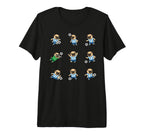 Pug Soccer Player Funny Dog Football T-Shirt - Unique Graphic Men Women