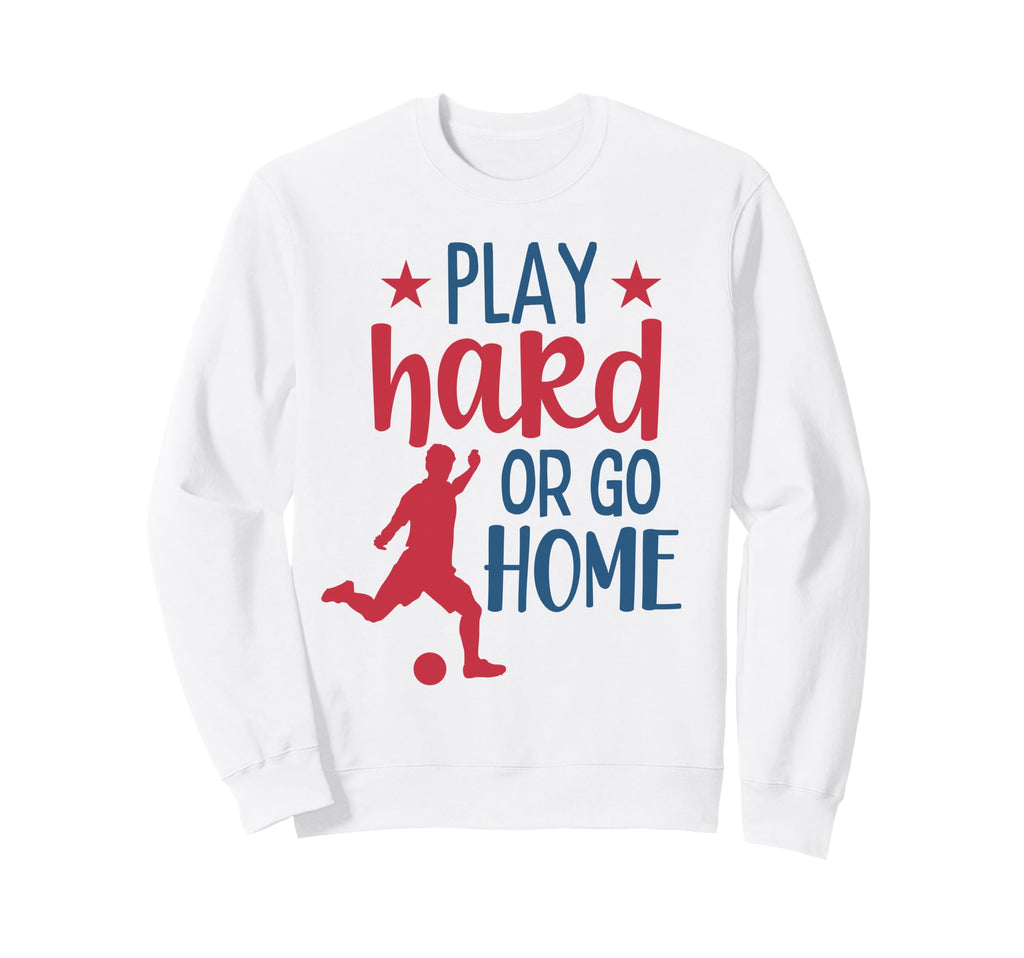 Play Hard Soccer Fan Training Sweatshirt - Streetwear Style Men Women